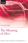 The Meaning of More - Book