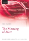 The Meaning of More - Book