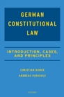 German Constitutional Law : Introduction, Cases, and Principles - Book
