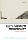 Early Modern Theatricality - Book