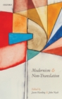 Modernism and Non-Translation - Book