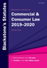 Blackstone's Statutes on Commercial & Consumer Law 2019-2020 - Book