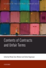 Contents of Contracts and Unfair Terms - Book