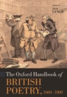 The Oxford Handbook of British Poetry, 1660-1800 - Book