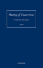 History of Universities : Volume XXXIII/1 - Book