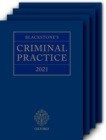 Blackstone's Criminal Practice 2021 (Book and All Supplements) - Book
