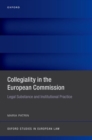 Collegiality in the European Commission : Legal Substance and Institutional Practice - Book