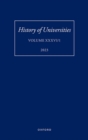 History of Universities: Volume XXXVI / 1 - Book