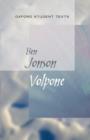 Oxford Student Texts: Volpone - Book