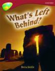 Oxford Reading Tree: Level 15: TreeTops Non-Fiction: What's Left Behind? - Book