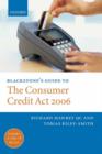 Blackstone's Guide to the Consumer Credit Act 2006 - Book