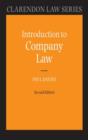 Introduction to Company Law - Book