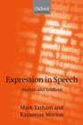 Expression in Speech : Analysis and Synthesis - Book