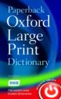 Paperback Oxford Large Print Dictionary - Book