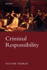 Criminal Responsibility - Book