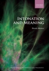 Intonation and Meaning - Book