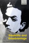 Disability and Disadvantage - Book