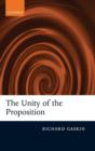 The Unity of the Proposition - Book