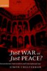 Just War or Just Peace? : Humanitarian Intervention and International Law - Book