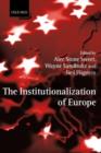 The Institutionalization of Europe - Book