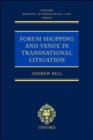 Forum Shopping and Venue in Transnational Litigation - Book