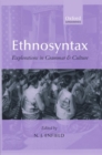 Ethnosyntax : Explorations in Grammar and Culture - Book