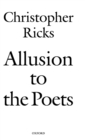 Allusion to the Poets - Book