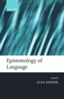 Epistemology of Language - Book