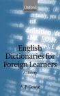 English Dictionaries for Foreign Learners : A History - Book