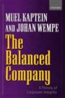 The Balanced Company : A Theory of Corporate Integrity - Book