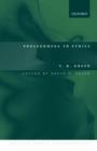 Prolegomena to Ethics - Book