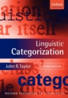 Linguistic Categorization - Book