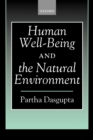 Human Well-Being and the Natural Environment - Book
