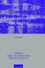Organizational Identity : A Reader - Book