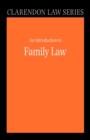 An Introduction to Family Law - Book
