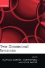 Two-Dimensional Semantics - Book