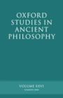 Oxford Studies in Ancient Philosophy XXVI : Summer 2004 - Book