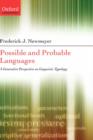Possible and Probable Languages : A Generative Perspective on Linguistic Typology - Book