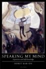 Speaking My Mind : Expression and Self-Knowledge - Book
