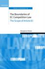 The Boundaries of EC Competition Law : The Scope of Article 81 - Book