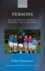Persons : The Difference between `Someone' and `Something' - Book