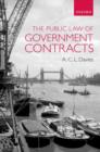 The Public Law of Government Contracts - Book