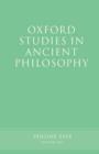 Oxford Studies in Ancient Philosophy XXIX : Winter 2005 - Book