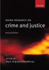Doing Research on Crime and Justice - Book