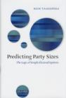 Predicting Party Sizes : The Logic of Simple Electoral Systems - Book