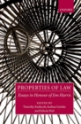 Properties of Law : Essays in Honour of Jim Harris - Book