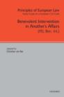Principles of European Law : Benevolent Intervention in Another's Affairs - Book