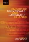 Linguistic Universals and Language Change - Book