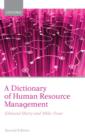 A Dictionary of Human Resource Management - Book