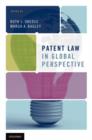 Patent Law in Global Perspective - Book